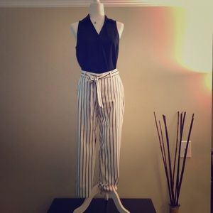 Banana Republic Striped Dress Pants